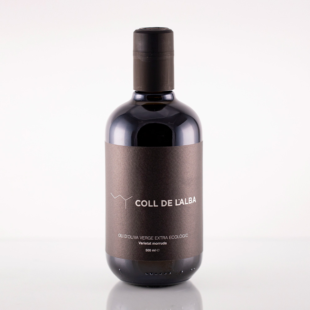 Aceite Oliva Virgen Extra Coll de l'Alba Morruda Ecológico El Perelló Cosecha Temprana Extracción en frío Madrid Cosechas Tempranas