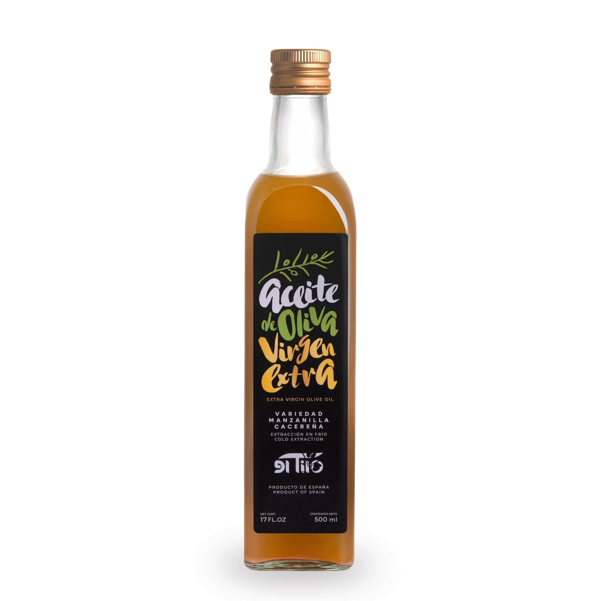 Oliba Olio Birjin Estra Sin Filtrar EL TILO 0,5L beirazko botila